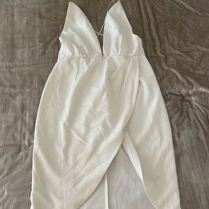 White tulip dress
